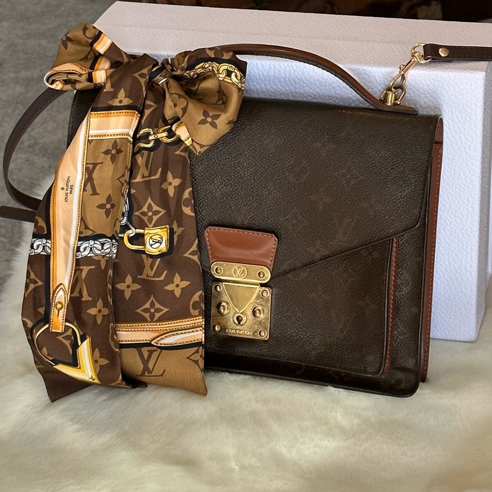 Louis Vuitton Monogram Monceau 2way shoulder handbag Authentic - Picture 2 of 14